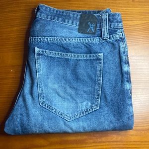Light Wash Straight Jeans